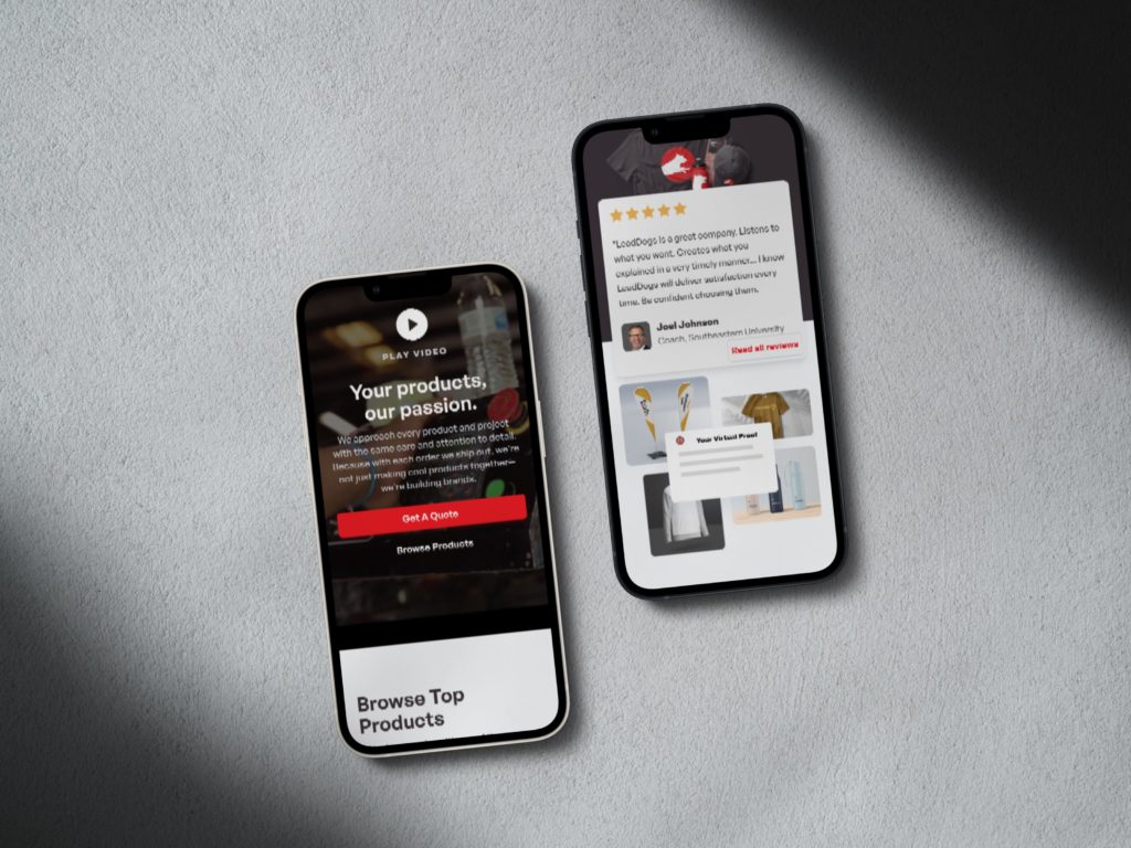 Shadow overlay two iphone 13 on concrete surface mockup template 638e4b45d239c1eb2e6a61cc@2x